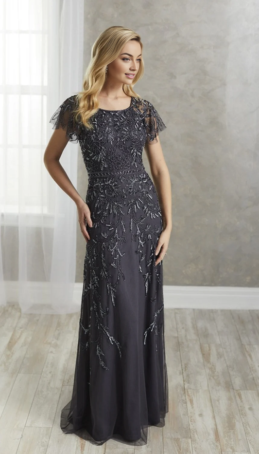 Sheath/Column Floor-Length Mother of the Bride Dresses