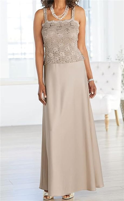 Sheath/Column Floor-Length Mother Of The Bride Dresses