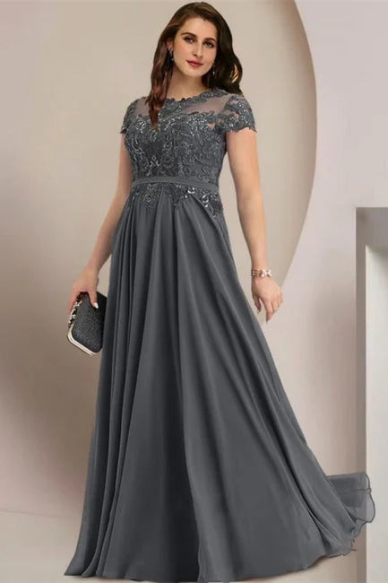 Elegant Plus Size A-line Mother Of The Bride Dresses