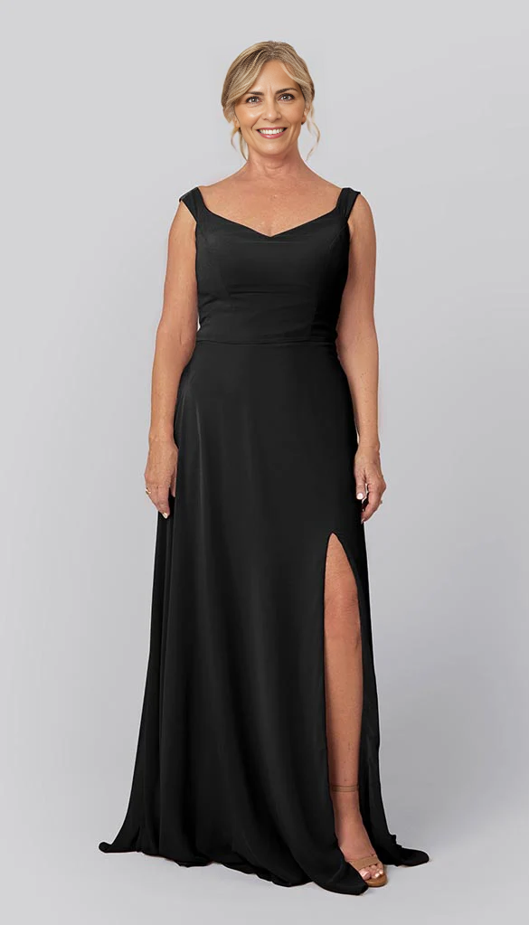 Black Long Mother of the Bride Dresse