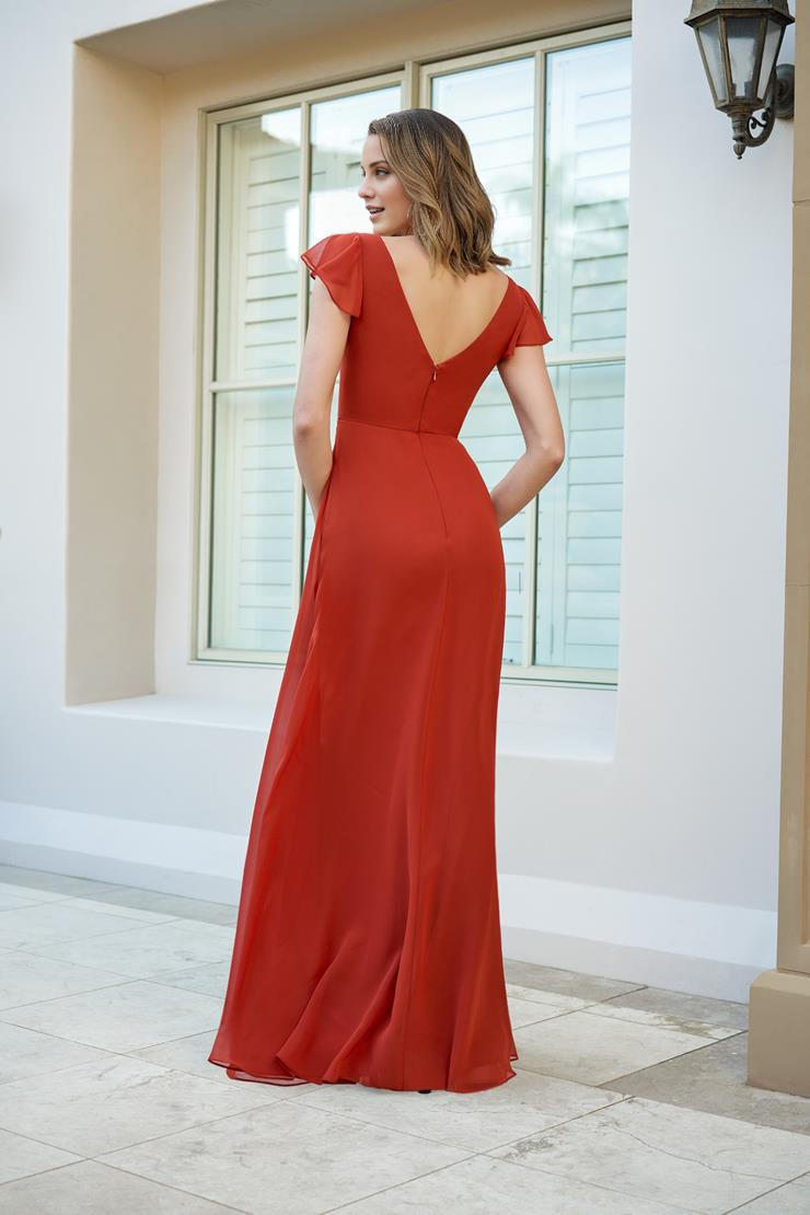 V-neck backless short sleeved side slit and floor length Bridesmaids Dress - Demeixin Dress