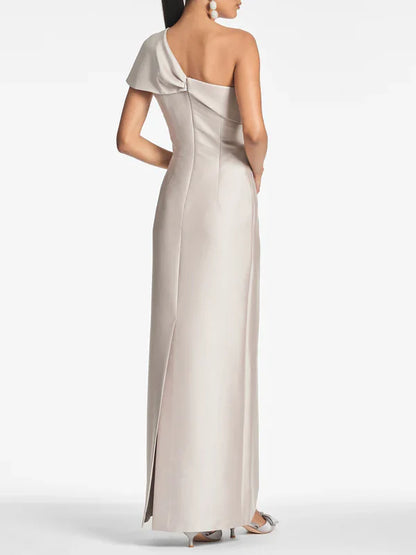 Sheath/Column Formal One Shoulder Floor-Length Mother Of The Bride Dresses