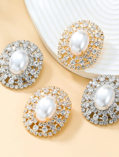 Women's Stud Earrings Fine Jewelry Classic Precious Stylish Trendy For Party Gift 1 Pair