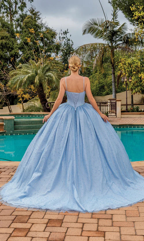 Dusty Blue Ball Gown Quinceanera Dresses Princess Dress