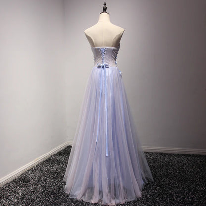 Sweetheart Light Blue and Pink Charming Lace Party Dress Formal Gowns Prom Dress