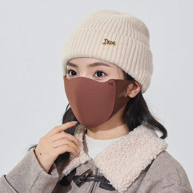 1 piece Maillard Mask Autumn/Winter Warm Mask Riding Windproof and Cold Keeping Mask