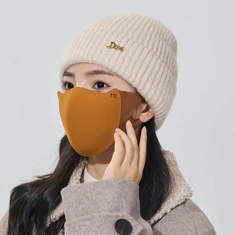 1 piece Maillard Mask Autumn/Winter Warm Mask Riding Windproof and Cold Keeping Mask