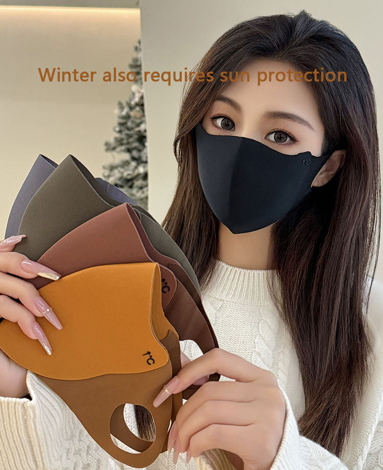 1 piece Maillard Mask Autumn/Winter Warm Mask Riding Windproof and Cold Keeping Mask